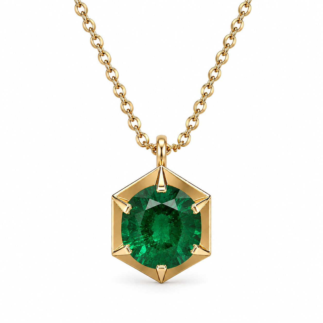 Lopoly EEmerald necklace