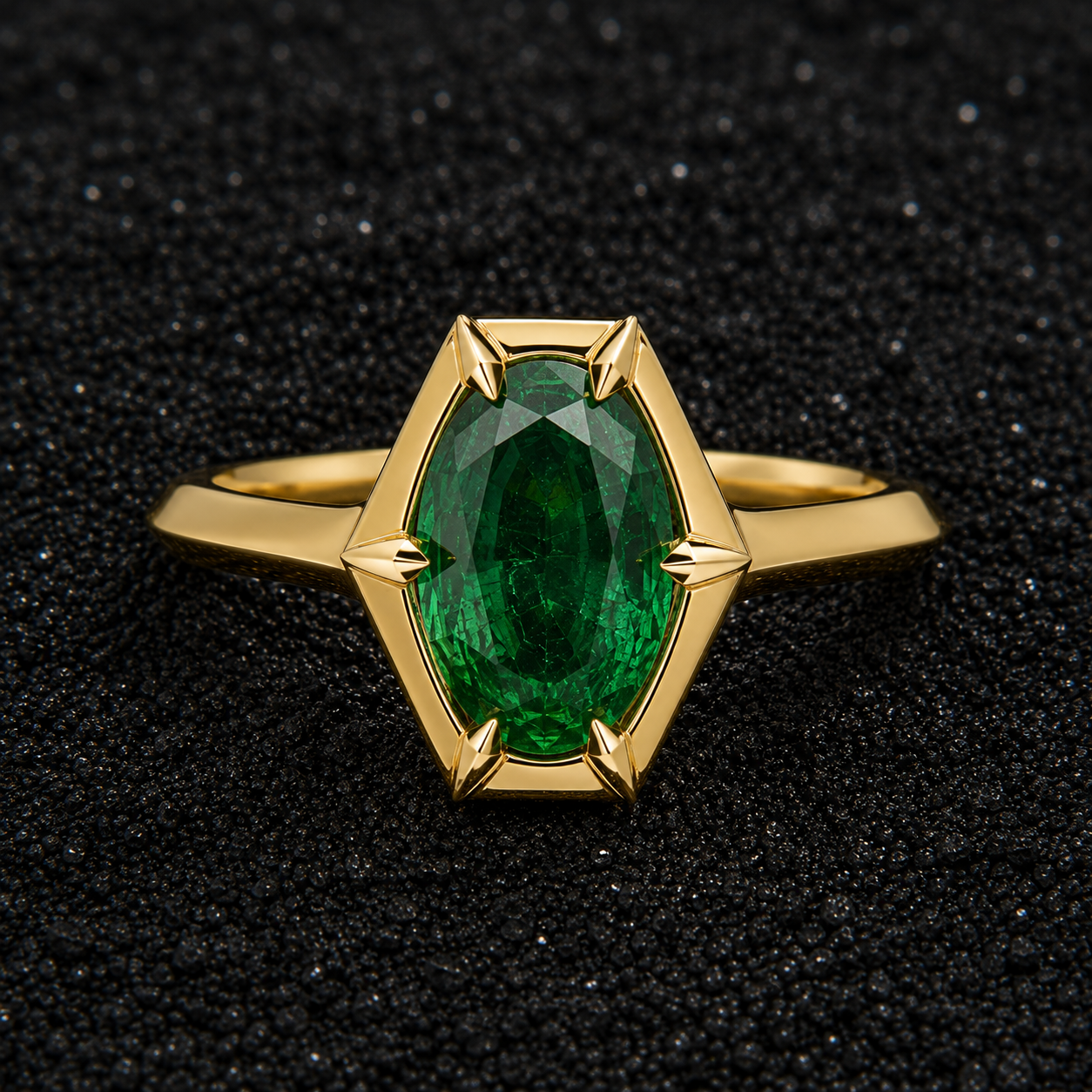 lopoly oval emerald
