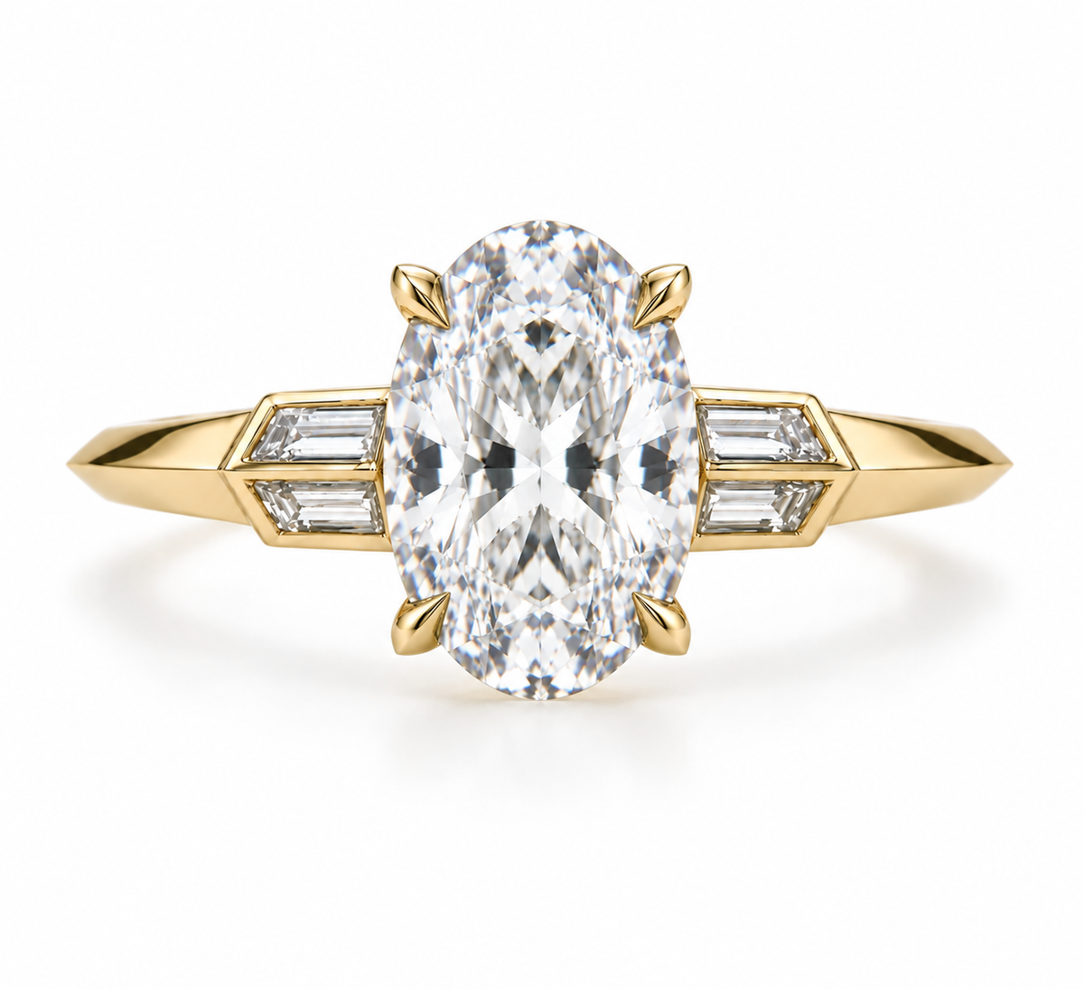 oval cut engagement ring