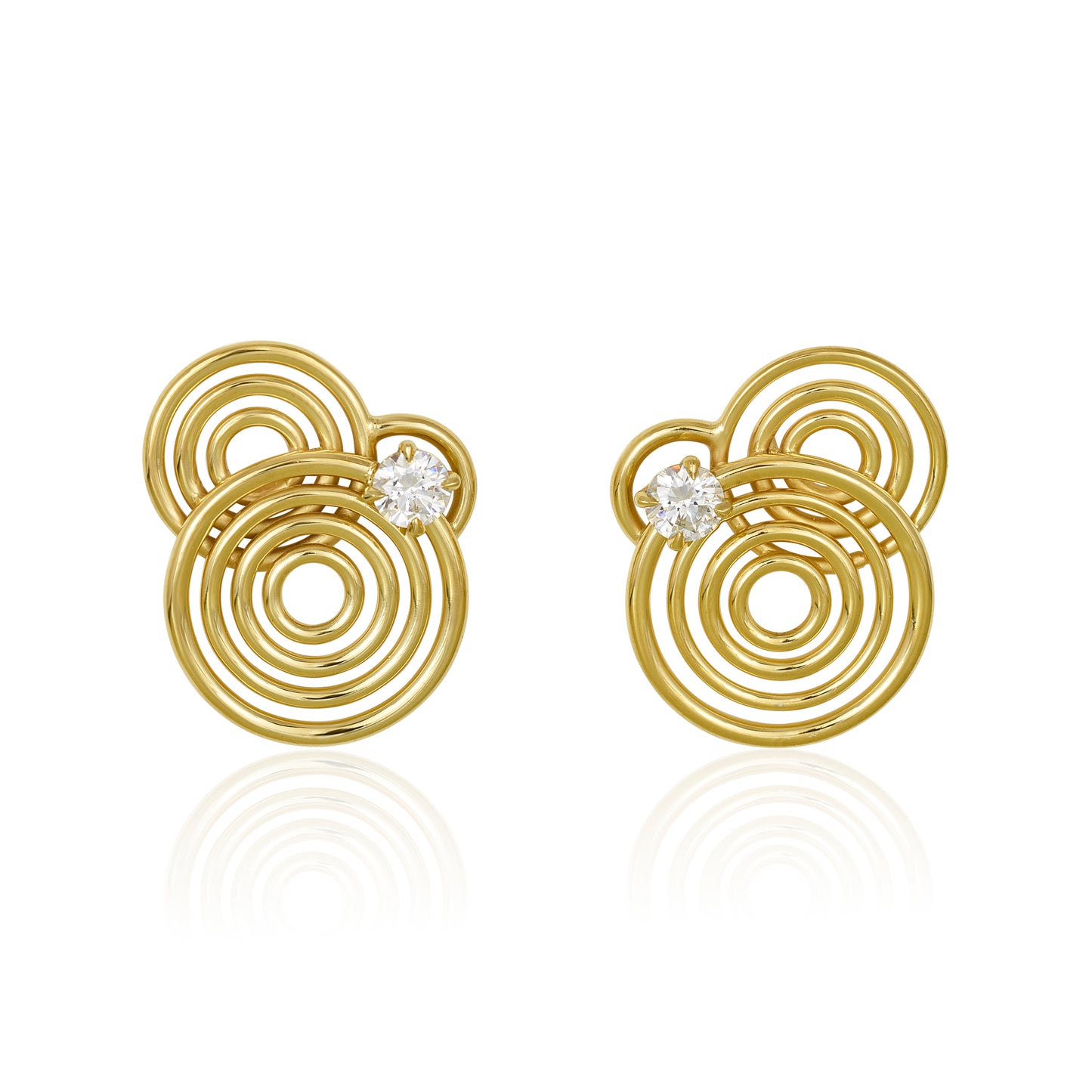 Ripple earrings