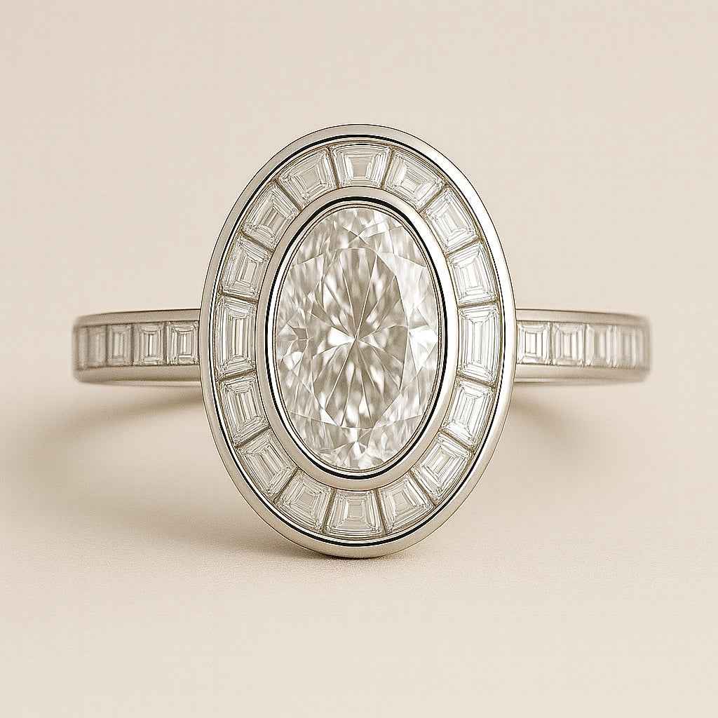 oval halo