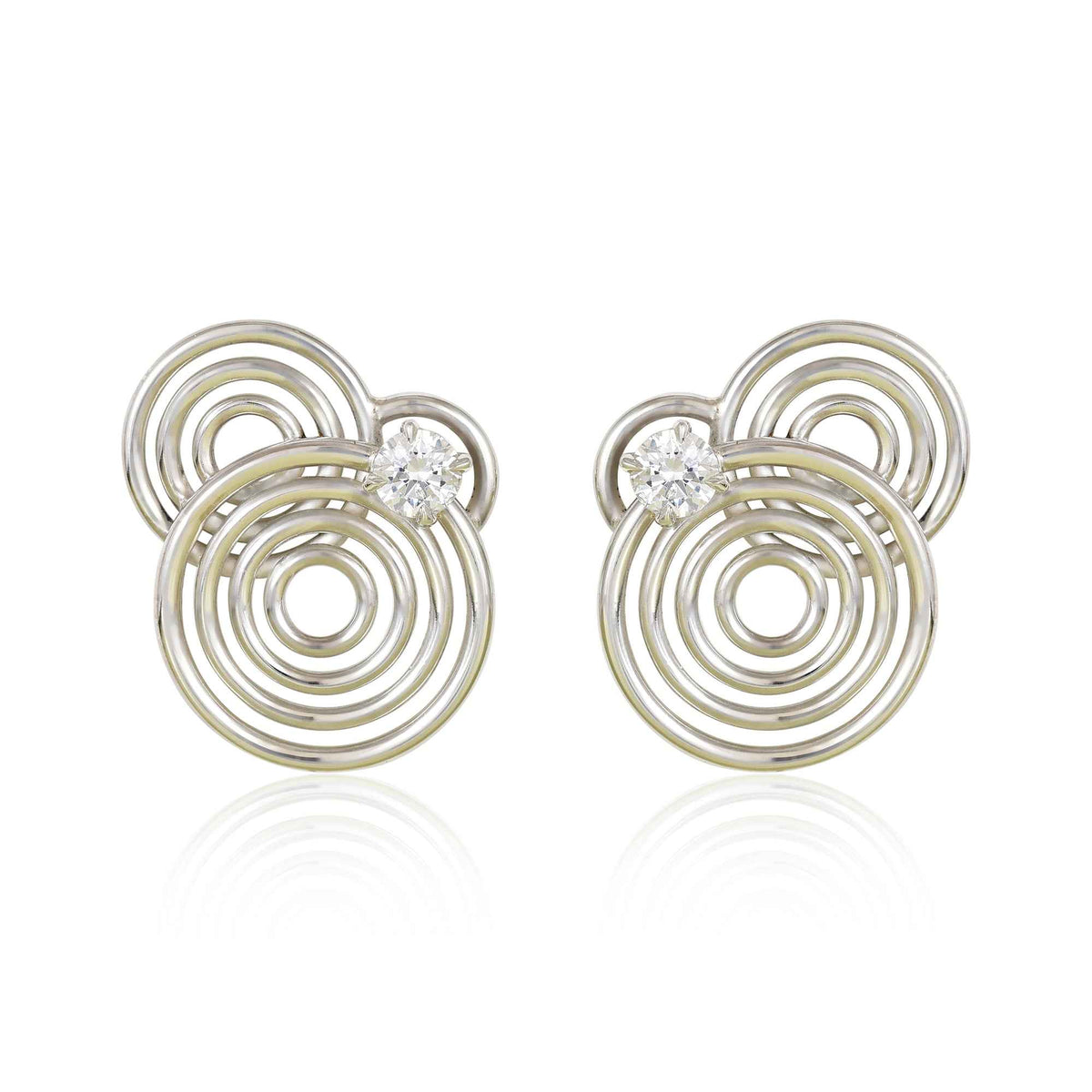 Ripple earrings