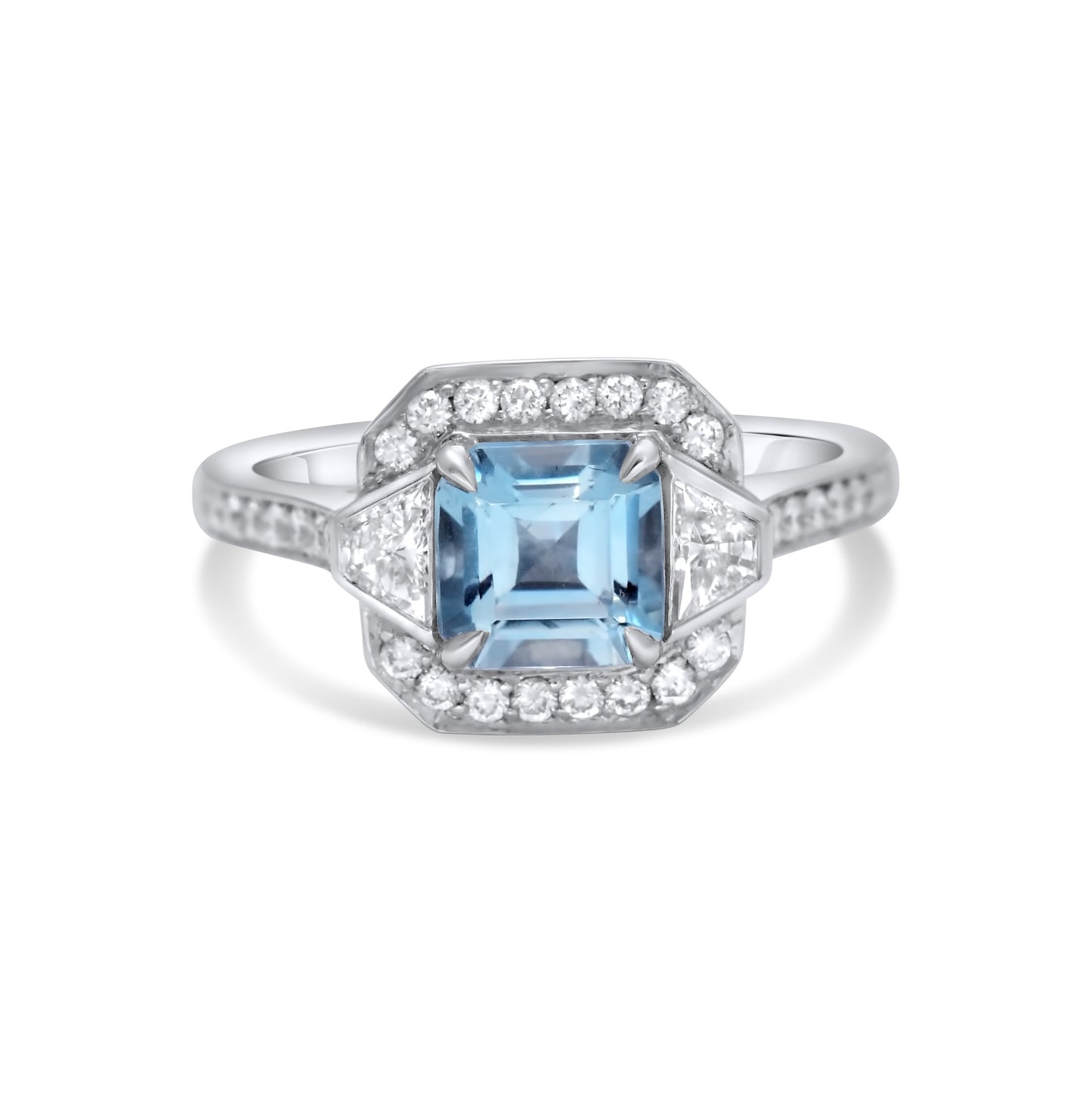 Aquamarine ring