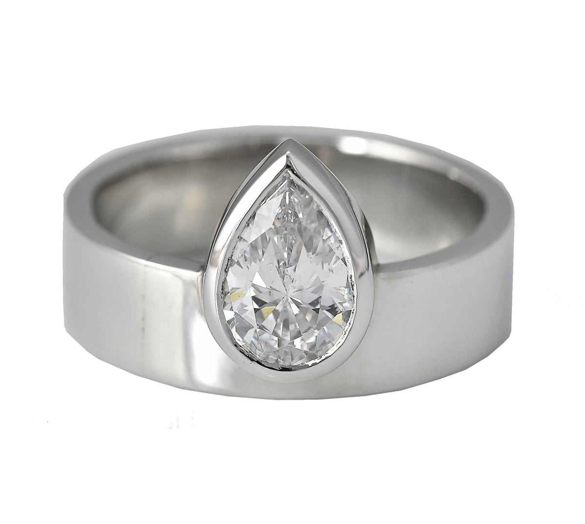 Pear Shape Brutalist Ring