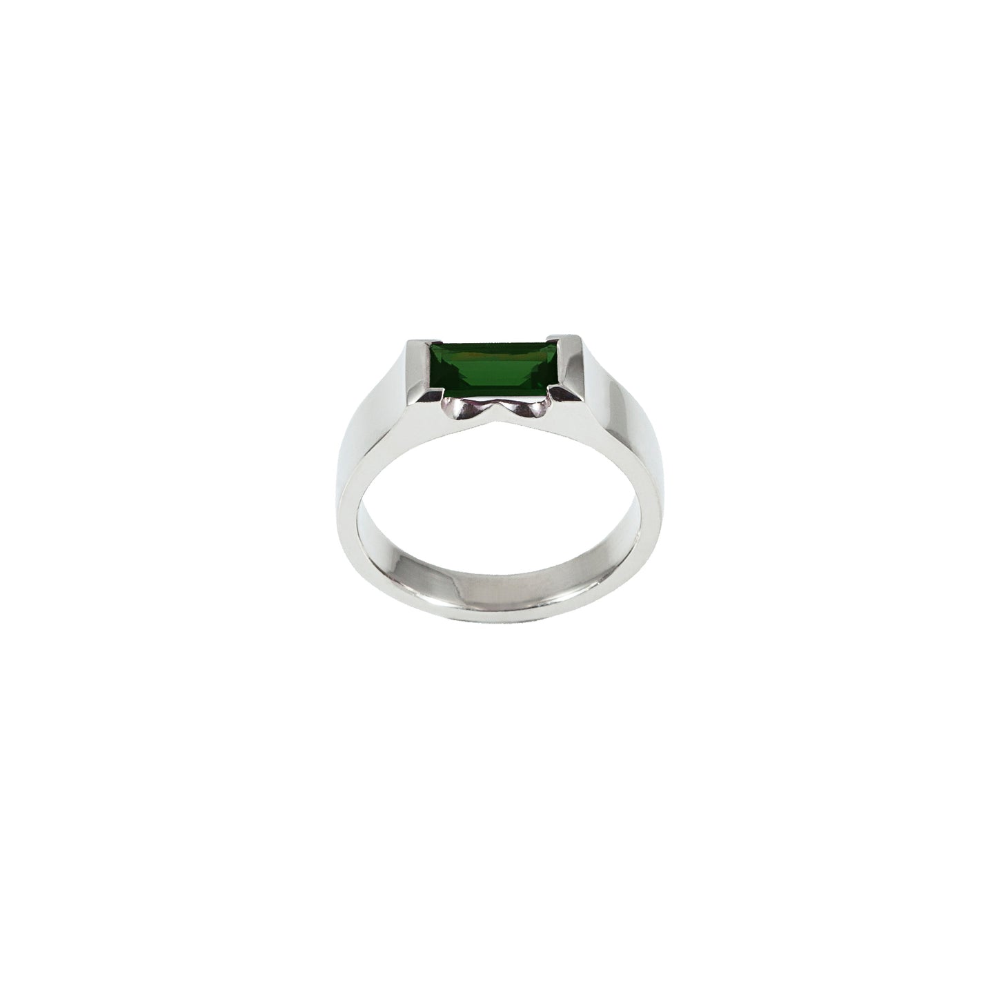 Cubist Green Sapphire ring