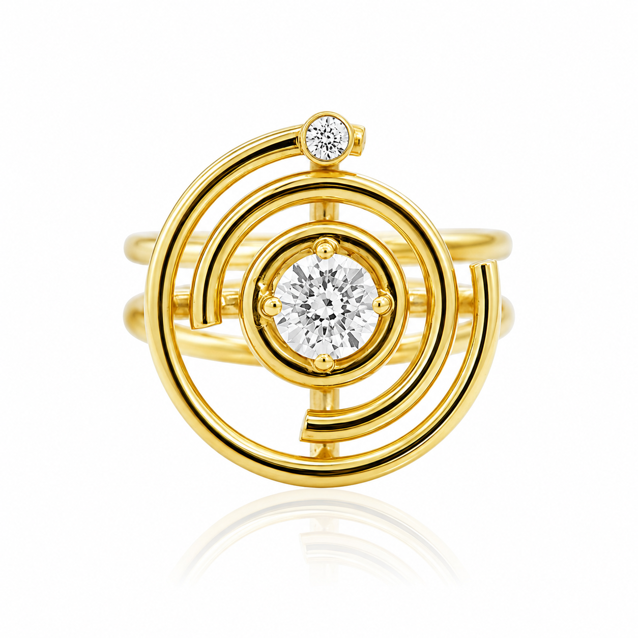 Concentric Diamond Ring | Karl Karter