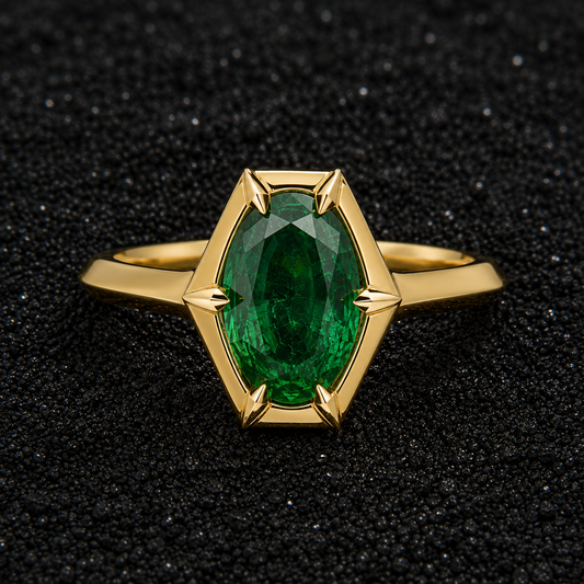 lopoly oval emerald