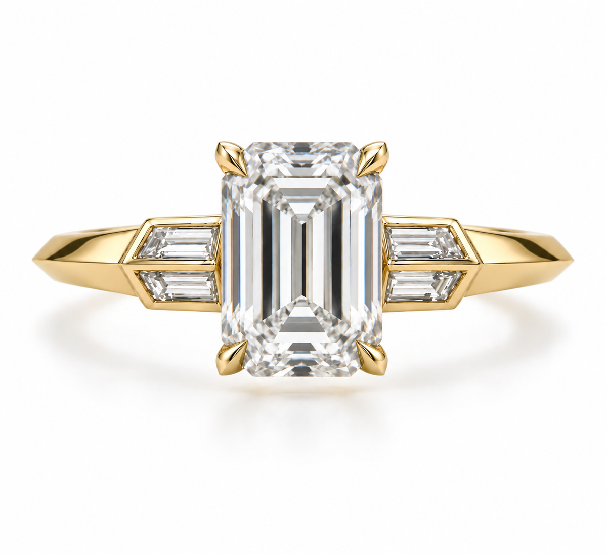 EMERALD CUT RING