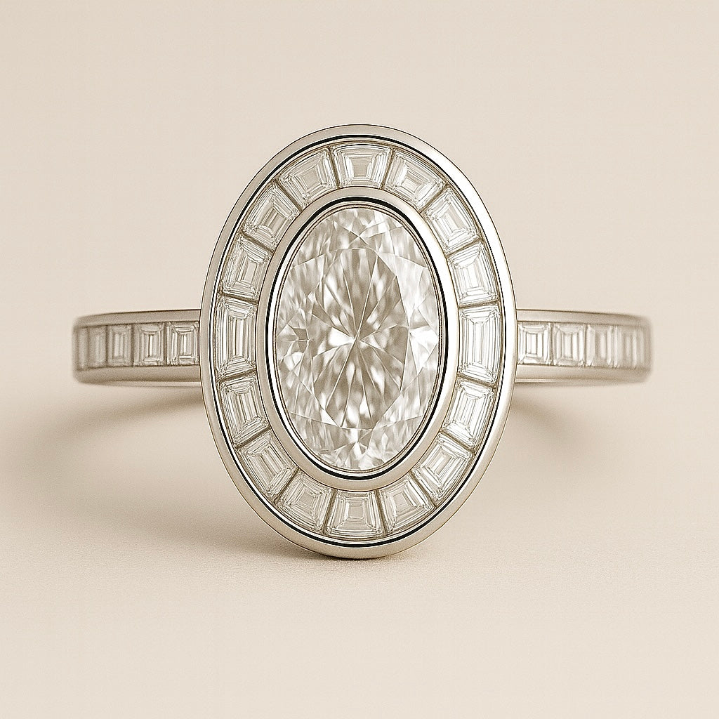 oval halo