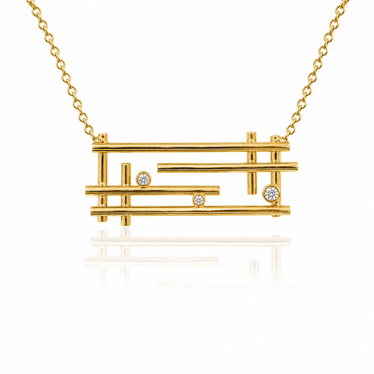 diamond shoji necklace