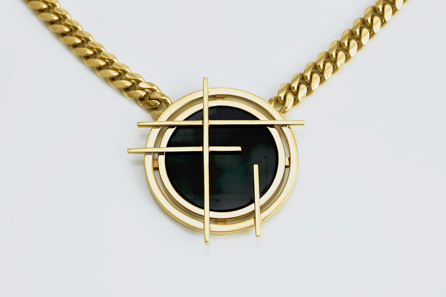 Mondrian Medallion Necklace